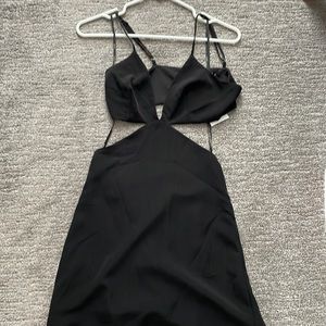 Brand new with tags black cutout mini dress